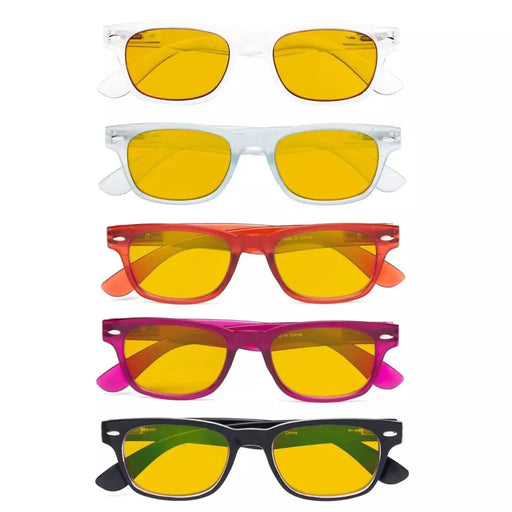 eyekeeper.com 5 Pack Classic Blue Light Blocking Reading Glasses HPFH4 Eyeglasses