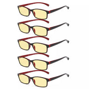 eyekeeper.com 5 Pack Classic Blue Light Blocking Reading Glasses TMCG177 Eyeglasses