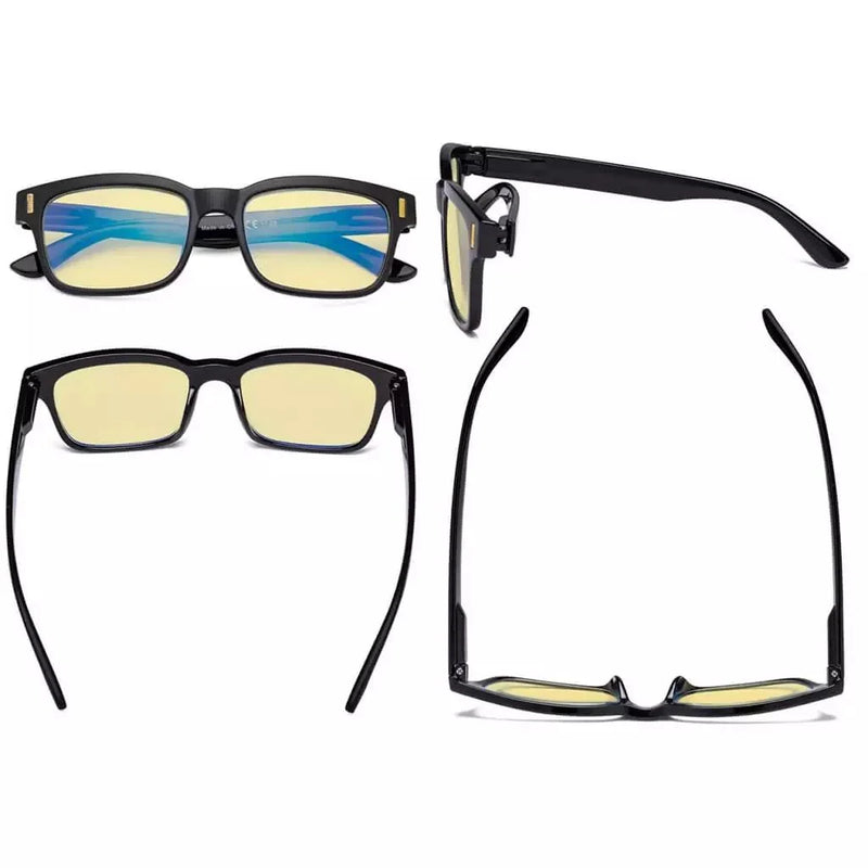 eyekeeper.com 5 Pack Classic Blue Light Blocking Reading Glasses TMCG1802 Eyeglasses