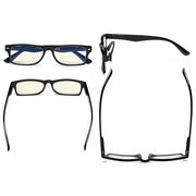 eyekeeper.com 5 Pack Classic Blue Light Filter Reading Glasses UVR066 Eyeglasses