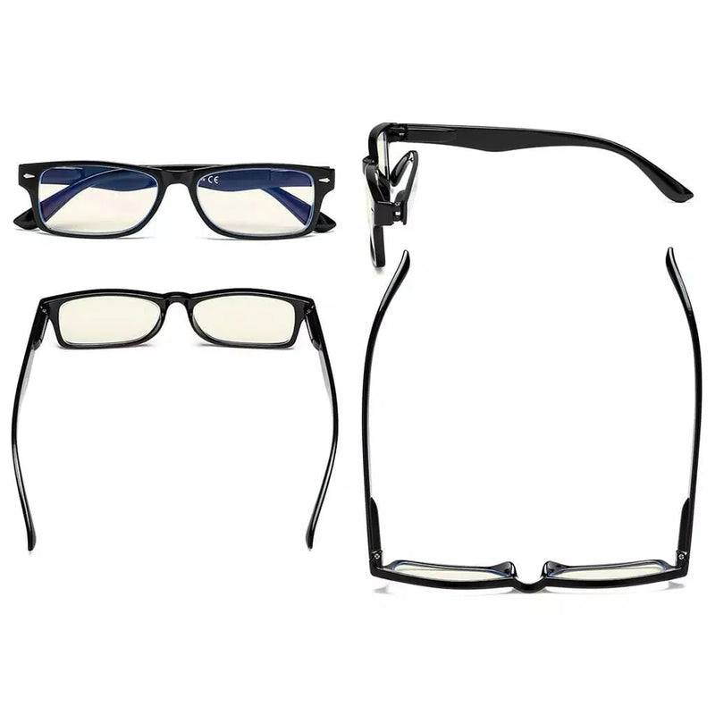 eyekeeper.com 5 Pack Classic Blue Light Filter Reading Glasses UVR066 Eyeglasses
