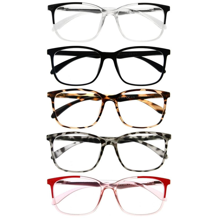 Eyekeeper.Com - 5 Pack Classic Modern Reading Glasses R9113