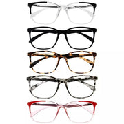 eyekeeper.com 5 Pack Classic Rectangle Reading Glasses R9113 Eyeglasses