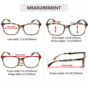 eyekeeper.com 5 Pack Classic Rectangle Reading Glasses R9113 Eyeglasses