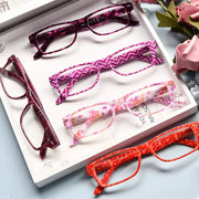 eyekeeper.com 5 Pack Colorful Patterned Reading Glasses Fashionable Readers R066 Eyeglasses