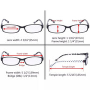 eyekeeper.com 5 Pack Cute Reading Glasses R908P Eyeglasses