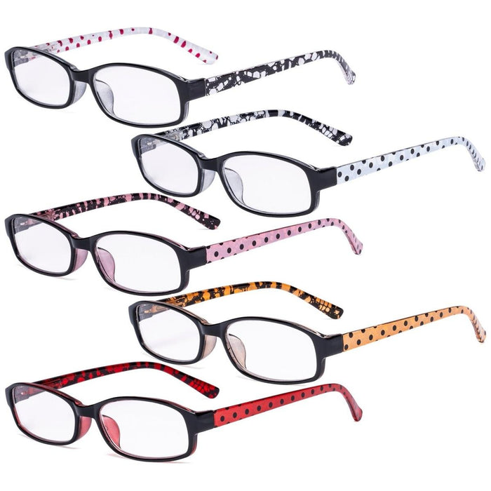 Eyekeeper - 5 Pack Cute Reading Glasses R908P