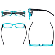 eyekeeper.com 5 Pack Cute Rectangle Reading Glasses R012N Eyeglasses