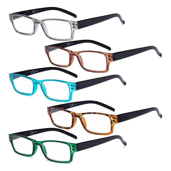 Eyekeeper - 5 Pack Cute Reading Glasses R012N