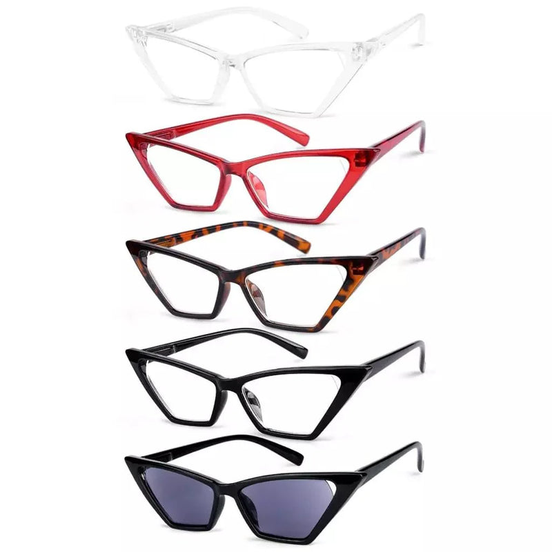 eyekeeper.com 5 Pack Fancy Cat Eye Reading Glasses Fashionable Readers R2131 Eyeglasses