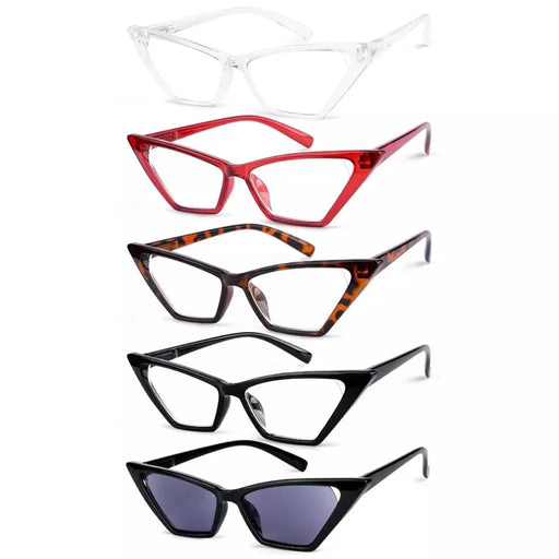 eyekeeper.com 5 Pack Fancy Cat Eye Reading Glasses Fashionable Readers R2131 Eyeglasses