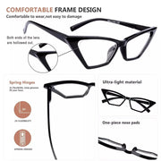 eyekeeper.com 5 Pack Fancy Cat Eye Reading Glasses Fashionable Readers R2131 Eyeglasses