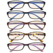 eyekeeper.com 5 Pack Fashion Blue Light Filter Reading Glasses CG908K Eyeglasses
