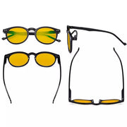 eyekeeper.com 5 Pack Fashion Oval Blue Light Blocking  Reading Glasses HP071 Eyeglasses