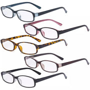 eyekeeper.com 5 Pack Fashion Reading Glasses Small Lens R908K Eyeglasses