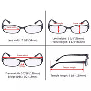 eyekeeper.com 5 Pack Fashion Reading Glasses Small Lens R908K Eyeglasses