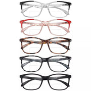 eyekeeper.com 5 Pack Fashionable Bifocal Reading Glasses BR9113 Eyeglasses