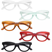 eyekeeper.com 5 Pack Fashionable Cat-eye Reading Glasses R2102 Eyeglasses