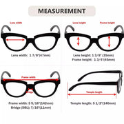 eyekeeper.com 5 Pack Fashionable Cat-eye Reading Glasses R2102 Eyeglasses