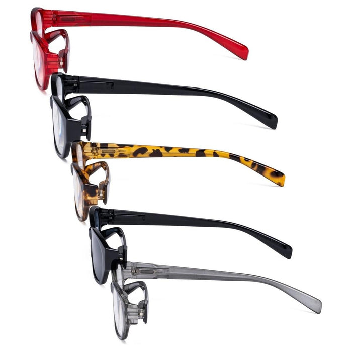 Eyekeeper.Com - 5 Pack Fashionable Reading Glasses Include Sunglasses R9101