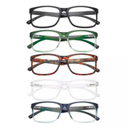 eyekeeper.com 5 Pack Fashionable Reading Glasses Stylish Readers RT1805 Eyeglasses