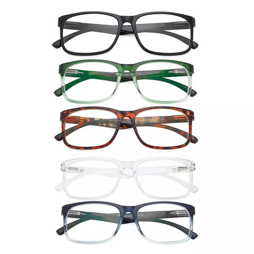 eyekeeper.com 5 Pack Fashionable Reading Glasses Stylish Readers RT1805 Eyeglasses