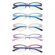 eyekeeper.com 5 Pack Half-rim Cat-eye Blue Light Filter Eyeglasses UV17002 Eyeglasses