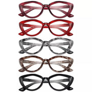 eyekeeper.com 5 Pack Ladies Cat-eye Stylish Reading Glasses Elegant Readers R2137 Eyeglasses