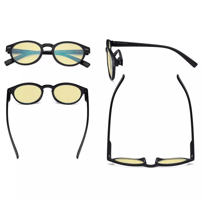 eyekeeper.com 5 Pack Ladies Oval Blue Light Blocking Reading Glasses TM091 Eyeglasses