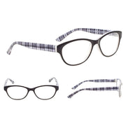 eyekeeper.com 5 Pack Ladies Patterned Design Cat-eye Reading Glasses R074S Eyeglasses