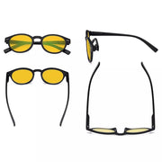 eyekeeper.com 5 Pack Oval Blue Light Blocking Reading Glasses HP091 Eyeglasses