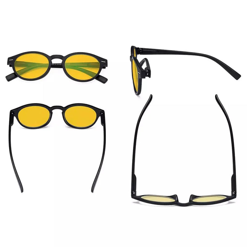 eyekeeper.com 5 Pack Oval Blue Light Blocking Reading Glasses HP091 Eyeglasses