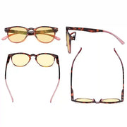 eyekeeper.com 5 Pack Oval Blue Light Blocking Reading Glasses TMCG060 Eyeglasses