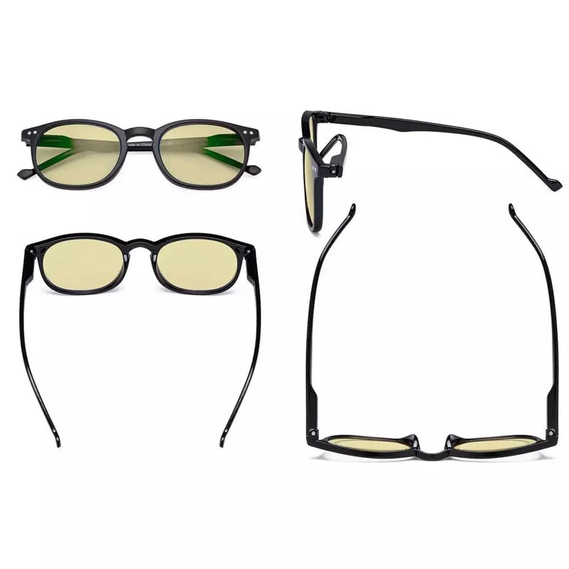 eyekeeper.com 5 Pack Oval Blue Light Blocking Reading Glasses TMCG065 Eyeglasses