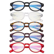 eyekeeper.com 5 Pack Oval Blue Light Filter Reading Glasses UVR091 Eyeglasses
