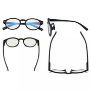 eyekeeper.com 5 Pack Oval Blue Light Filter Reading Glasses UVR091 Eyeglasses