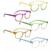 eyekeeper.com 5 Pack Oval Fashion Design Reading Glasses 3-R144 Eyeglasses