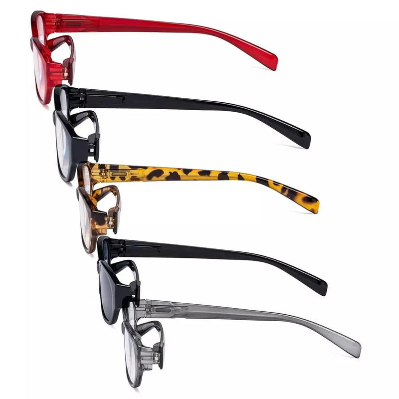 eyekeeper.com 5 Pack Oval Fashion Reading Glasses Include Sunglasses R9101 Eyeglasses