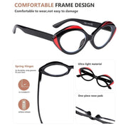 eyekeeper.com 5 Pack Oval Reading Glasses Stylish Readers R2128 Eyeglasses