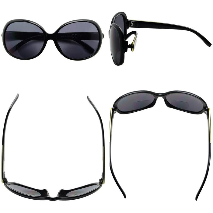 Eyekeeper - 5 Pack Stylish Bifocal Reading Sunglasses For Women S055