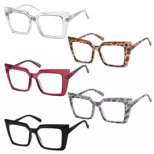 eyekeeper.com 5 Pack Oversized Reading Glasses Chic Readers R2141 Eyeglasses