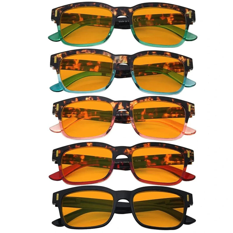 eyekeeper.com 5 Pack Pattern Blue Light Blocking Reading Glasses DSRT1802 Eyeglasses