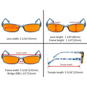 eyekeeper.com 5 Pack Pattern Blue Light Blocking Reading Glasses DSRT1803 Eyeglasses