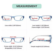 eyekeeper.com 5 Pack Patterned Temples Metalless Screwless Reading Glasses NRT1803 Eyeglasses