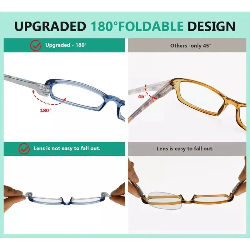 eyekeeper.com 5 Pack Patterned Temples Metalless Screwless Reading Glasses NRT1803 Eyeglasses