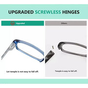 eyekeeper.com 5 Pack Patterned Temples Metalless Screwless Reading Glasses NRT1803 Eyeglasses