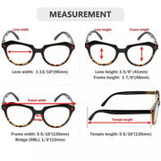 eyekeeper.com 5 Pack Polygon Reading Glasses Chic Eyeglasses R2110 Eyeglasses