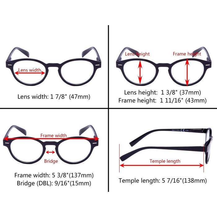 Eyekeeper - 5 Pack Reading Glasses R091