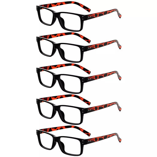 eyekeeper.com 5 Pack Vintage Reading Eyeglasses Classic Readers R032 Eyeglasses
