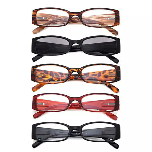 eyekeeper.com 5 Pack Reading Glasses with Different Pattern Arm R040 Eyeglasses